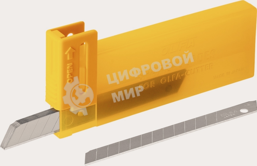 Лезвия для канцелярского ножа OLFA OL-AB-10B 9 мм