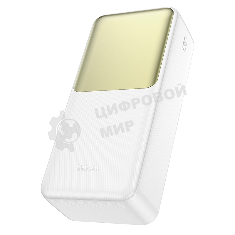 Портативный аккумулятор Hoco J136B, 30000мА·ч, QC/PD, 3A, с дисплеем, белый
