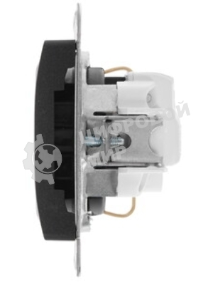 Механизм розетки 1-м Glossa 16А с заземл. антрацит SchE GSL000743