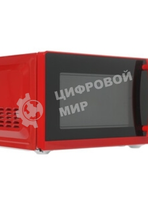 Микроволновая печь Centek CT-1571 красный, 20 л, 700 Вт, переключатели - поворотный механизм
