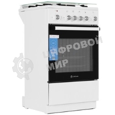 Плита комбинированная De Luxe 5040.40ГЭ (КР) ЧР белый, конфорок 4 шт, духовка 43 л, 50 см x 85 см x 50 см