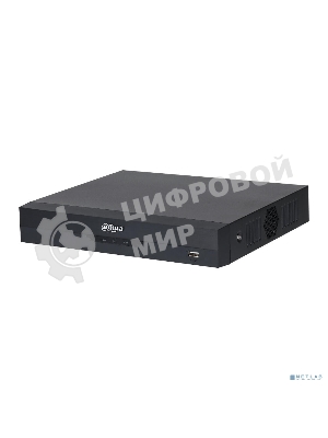 Видеорегистратор Dahua DH-XVR5104HS-4KL-I3/T 4-канальный HDCVI с FR HDCVI, AHD, TVI, IP, CVBS 1 SATA III до 16Тбайт; видеоаналитика: SMD Plu 1 HDMI, 1 VGA; RJ45 100Мбит/с; аудиовх/вых: 1/1