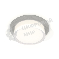 Комплект встраиваемого светильника Ambrella light XC7623040 SGR/FR/CL серый песок/белый матовый/прозрачный MR16 GU5.3 (C7623, N7160)