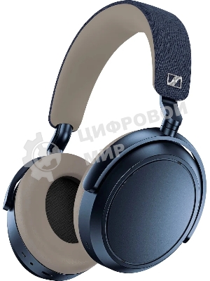 Беспроводные/проводные наушники Sennheiser Momentum 4 Wireless синий, полноразмерные, Bluetooth + проводной, активное шумоподавление, до 60 ч