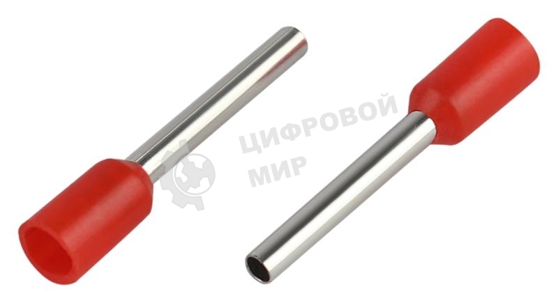 Наконечник-гильза с изолированным фланцем (упаковка 500 шт.) NO-225-63 НШвИ 1,0-12