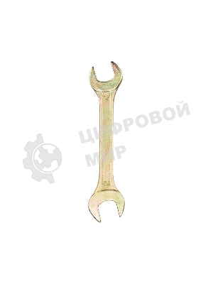 Ключ гаечный рожковый Rexant 14х15 мм, желтый цинк