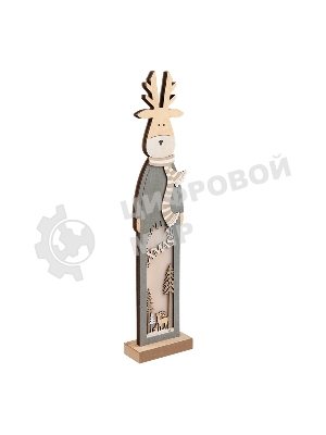 Деревянная фигурка с подсветкой 