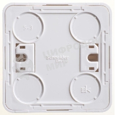 Выключатель кнопочный 1-кл. ОП Этюд 10А белый SchE KA10-001B