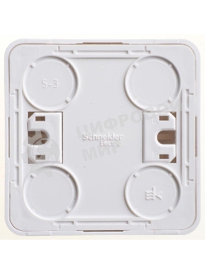 Выключатель кнопочный 1-кл. ОП Этюд 10А белый SchE KA10-001B