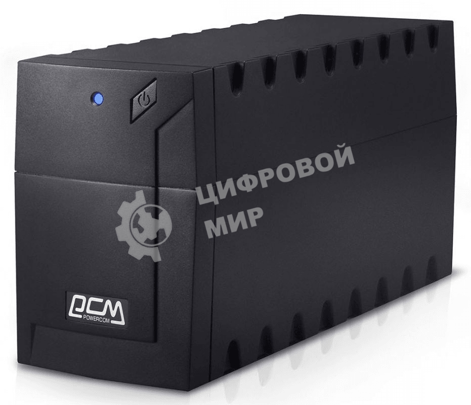 Источник бесперебойного питания Powercom Raptor RPT-600A EURO 360Вт 600ВА черный