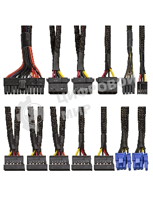 Блок питания ExeGate EVO800 (EX280441RUS-S), 800Вт, 120мм, модульный, черный