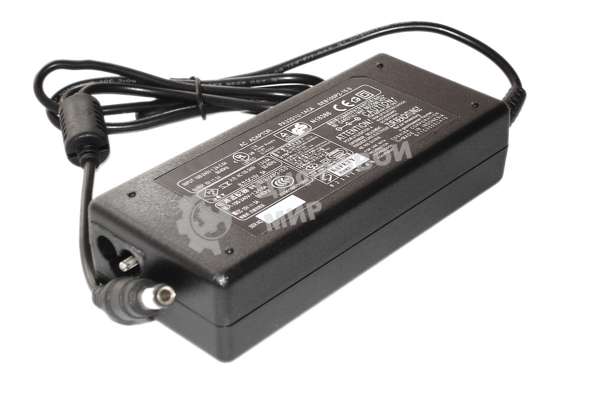 Блок питания (сетевой адаптер) для ноутбуков Toshiba 15V 5A 6.3x3.0 HC