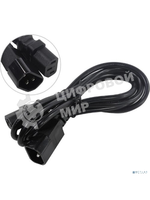 Кабель монитор-компьютер (UPS->уст-во) ExeGate Special EC-1,8S (С13->С14) 3x0.5, CCA, 1.8м