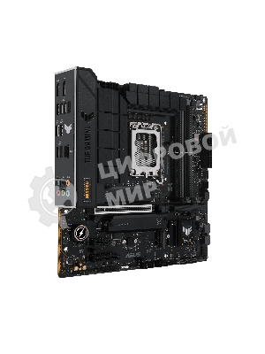 Материнская плата ASUS TUF GAMING B760M-PLUS II, LGA 1700, Intel B760, 4xDDR5, 4xSATA, 3xM.2, 1xPCIe 5.0 x16, 1xPCIe x4, 1xPCIe x1, 1xUSB-A 3.2 Gen 2, 2xUSB-A 3.2 Gen 1, 4xUSB 2.0, 1xUSB-C 3.2 Gen 2x2, 1x2.5Gb LAN, 5x3.5 мм, 7.1, mATX