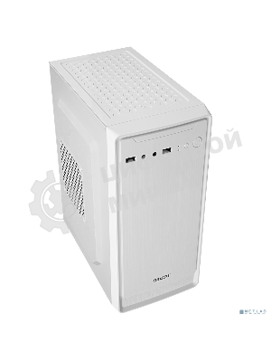 Компьютерный корпус MiniTower Ginzzu B185 White mATX,2xUSB 2.0, белый,w/o PSU, w/o fan (Ginzzu B185)