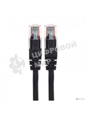 Патч-корд U/UTP Rexant cat.6, RJ45-RJ45, неэкранированный, 26AWG, LSZH, черный, 0.5 м