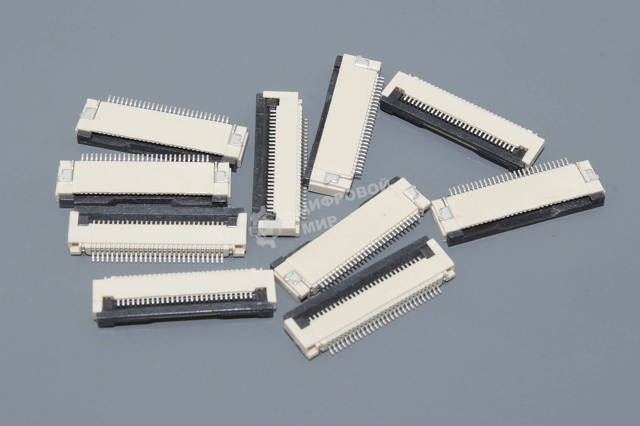 Разъем FPC Flip-Lock 0510-28RLGF 28 pin высота 1мм шаг 0,5мм 10 шт