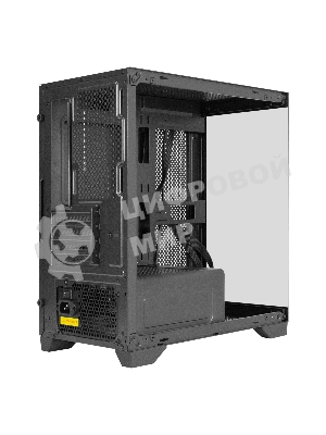 Компьютерный корпус Minitower ExeGate i3 SEA LE-NPX650 (mATX, БП 650NPX, 1хUSB+1хUSB 3.0, HD аудио, черный, передняя и боковая панели - закаленное стекло)