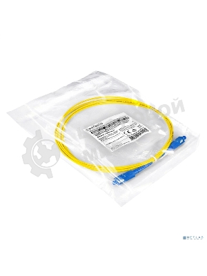 Патч-корд волоконно-оптический ExeGate FC-S-9-SC-SC-3M-LSZH (Шнур ВО SM 9/125 (OS2/G.652.D), SC/UPC-SC/UPC, Simplex, LSZH, 3 м)