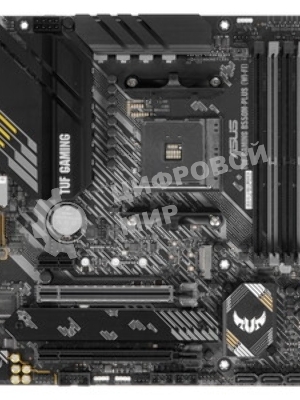 Материнская плата ASUS TUF GAMING B550M-PLUS, AM4, AMD B550, 4xDDR4, 4xSATA, 2xM.2, 1xPCIe 4.0 x16, 1xPCIe 3.0 x16, 1xPCIe x1, 1xHDMI, 1xDP, 1x 2.5Gb LAN, 4xUSB-A 3.2 Gen 1, 1xUSB-A 3.2 Gen 2, 2xUSB-A 2.0, 1xUSB-C 3.2 Gen 2, 5x3.5 мм, 7.1, mATX