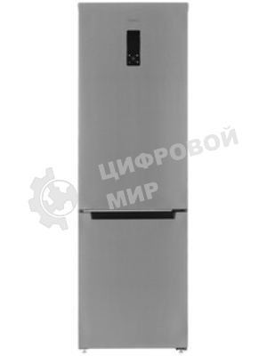 Холодильник Бирюса Б-I960NF нержавеющая сталь двухкамерный 240/100л морозилка снизу, No Frost