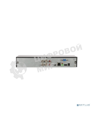 Видеорегистратор Dahua DH-XVR5104HS-4KL-I3/T 4-канальный HDCVI с FR HDCVI, AHD, TVI, IP, CVBS 1 SATA III до 16Тбайт; видеоаналитика: SMD Plu 1 HDMI, 1 VGA; RJ45 100Мбит/с; аудиовх/вых: 1/1