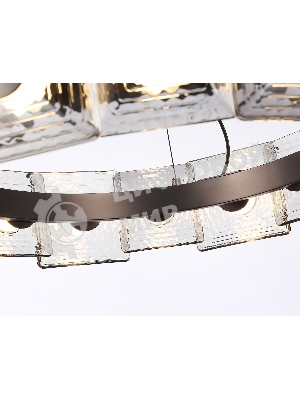 Светильник Ambrella light LH31030 GR/SM серый/дымчатый 72W 3000K D700*150