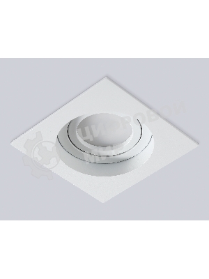Встраиваемый поворотный точечный светильник Ambrella light TN102757 WH белый IP20 GU5.3 100*100*32