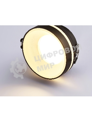 Светильник Ambrella light TN3306 BK/FR черный/белый матовый MR16 GU5.3 D80*43