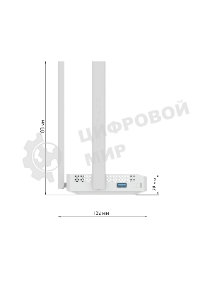 Гигабитный интернет-центр Netcraze Viva (NC-1913) с Mesh Wi-Fi 5 AC1200, 4-портовым Smart-коммутатором и многофункциональным портом USB