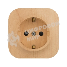 Legrand Legrand 782280 Розетка с заземлением с защитными шторками (Дерево)