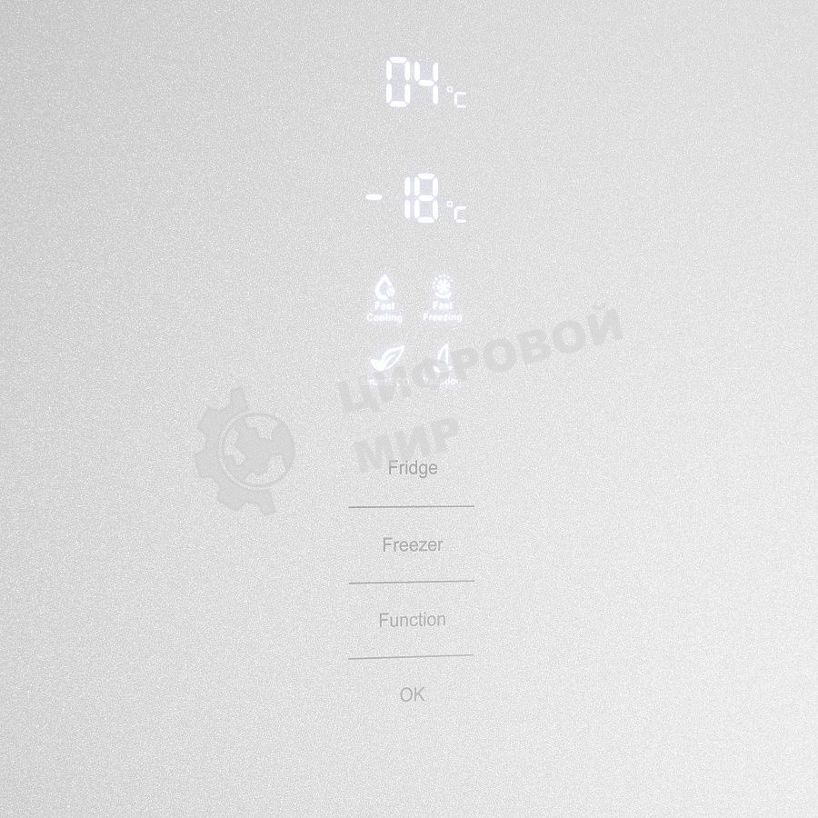 Холодильник Maunfeld MFF1857NFW белый мат. инвертер двухкамерный 336/117л морозилка снизу