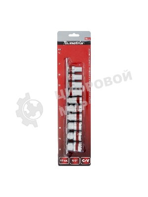 Набор универсальных торцевых головок Matrix 1/2