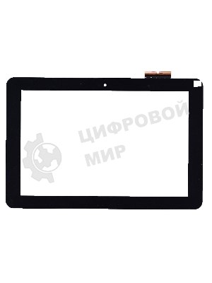 Сенсорное стекло (тачскрин) для Asus Transformer Book T101HA, черное