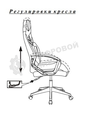 Кресло игровое Zombie 50 черный/белый эко.кожа крестов. пластик