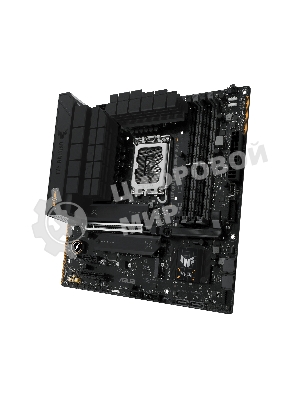 Материнская плата ASUS TUF GAMING B760M-PLUS II, LGA 1700, Intel B760, 4xDDR5, 4xSATA, 3xM.2, 1xPCIe 5.0 x16, 1xPCIe x4, 1xPCIe x1, 1xUSB-A 3.2 Gen 2, 2xUSB-A 3.2 Gen 1, 4xUSB 2.0, 1xUSB-C 3.2 Gen 2x2, 1x2.5Gb LAN, 5x3.5 мм, 7.1, mATX