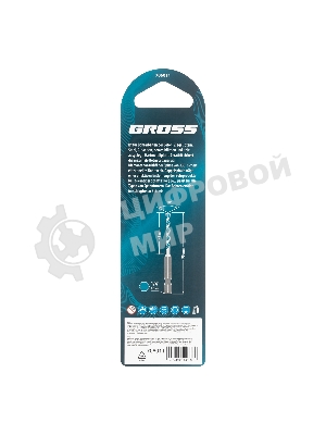 Сверло универсальное Gross Multipurpose PRO, 6-гр. хвостовик, 5мм