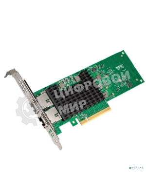 Сетевая карта Intel® Ethernet Network Adapter X710-T2L, Dual Ports RJ45, X710-AT2, 10GbE/5GbE/2.5GbE/1GbE/100Mb, PCIe v3.0 (8.0GT/s), QoS, VMDq, SR-IOV, iSCSI/NFS