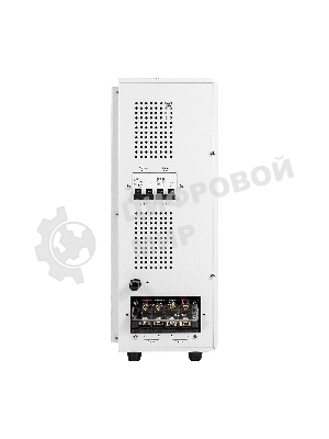 Стабилизатор напряжения настенный ExeGate Master Turbo XV-20000 (20000ВА, вход 80-265В, цветной дисплей, выход 220В±8%, КПД 98%, 5 уровней защиты, задержка, усиленный метал.корпус, 2*Schuko+клем.колодка, RTL)