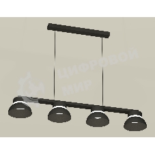 Светильник Ambrella light XB9152100/4 SBK/FR черный песок/белый матовый GX53 (C9152, N8141)