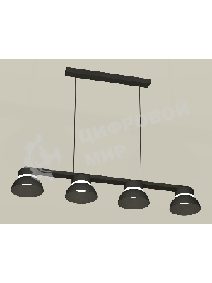 Светильник Ambrella light XB9152100/4 SBK/FR черный песок/белый матовый GX53 (C9152, N8141)