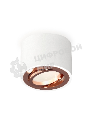 Светильник Ambrella Light XS7510005 SWH/PPG белый песок/золото розовое полированное MR16 GU5.3 (C7510, N7005)