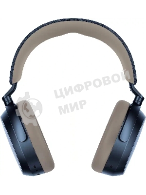 Беспроводные/проводные наушники Sennheiser Momentum 4 Wireless синий, полноразмерные, Bluetooth + проводной, активное шумоподавление, до 60 ч