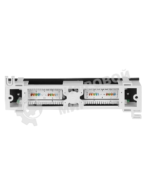 Патч-панель EXEGATE EX256754RUS UTP настенная 12 port кат.5e, ExeGate, разъем KRONE&110 (dual IDC)