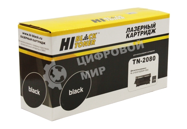 Картридж Brother HL-2130/2132/DCP7055 (Hi-Black) TN-2080, 0,7K       