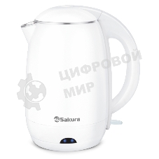 Чайник электрический Sakura SA-2157W 1.8 л, бел д