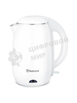 Чайник электрический Sakura SA-2157W 1.8 л, бел д