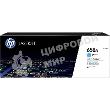 Картридж лазерный HP 658A W2001A голубой для HP CLJ Enterprise M751 (6000 стр.)
