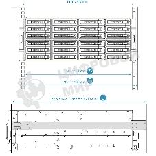 Направляющие для сетевого хранилища RAIL-A02-90 для TS-EC2480U-RP