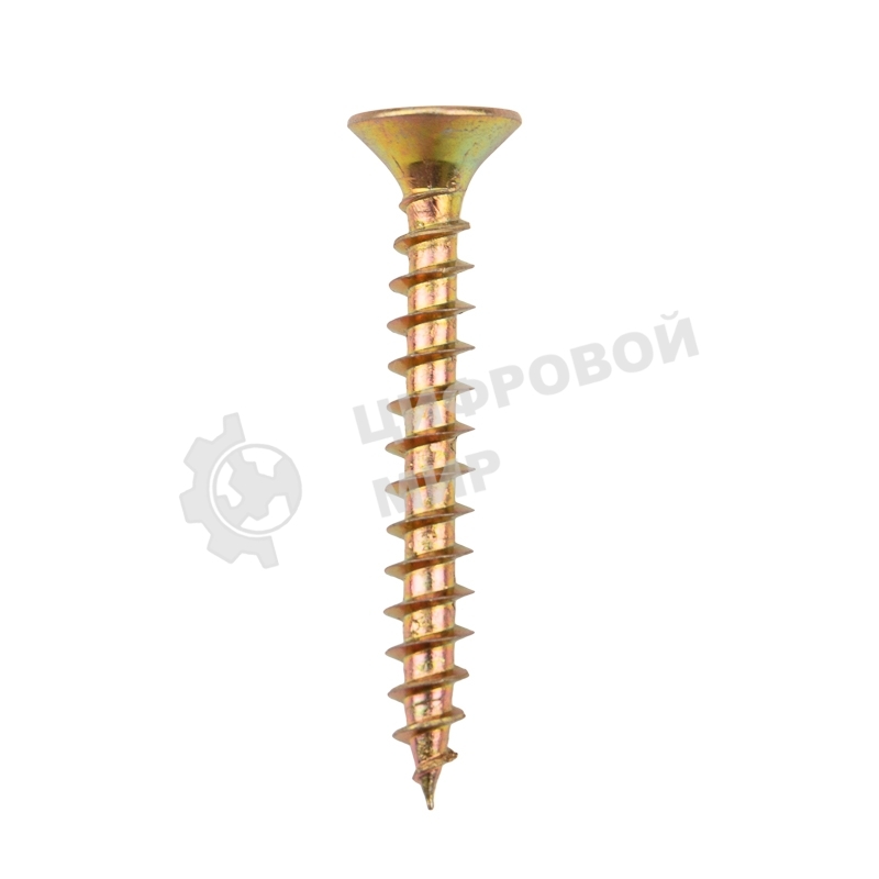 Саморез универсальный Kranz 5х40, желтый цинк, упаковка поставщика (6 000 шт.)